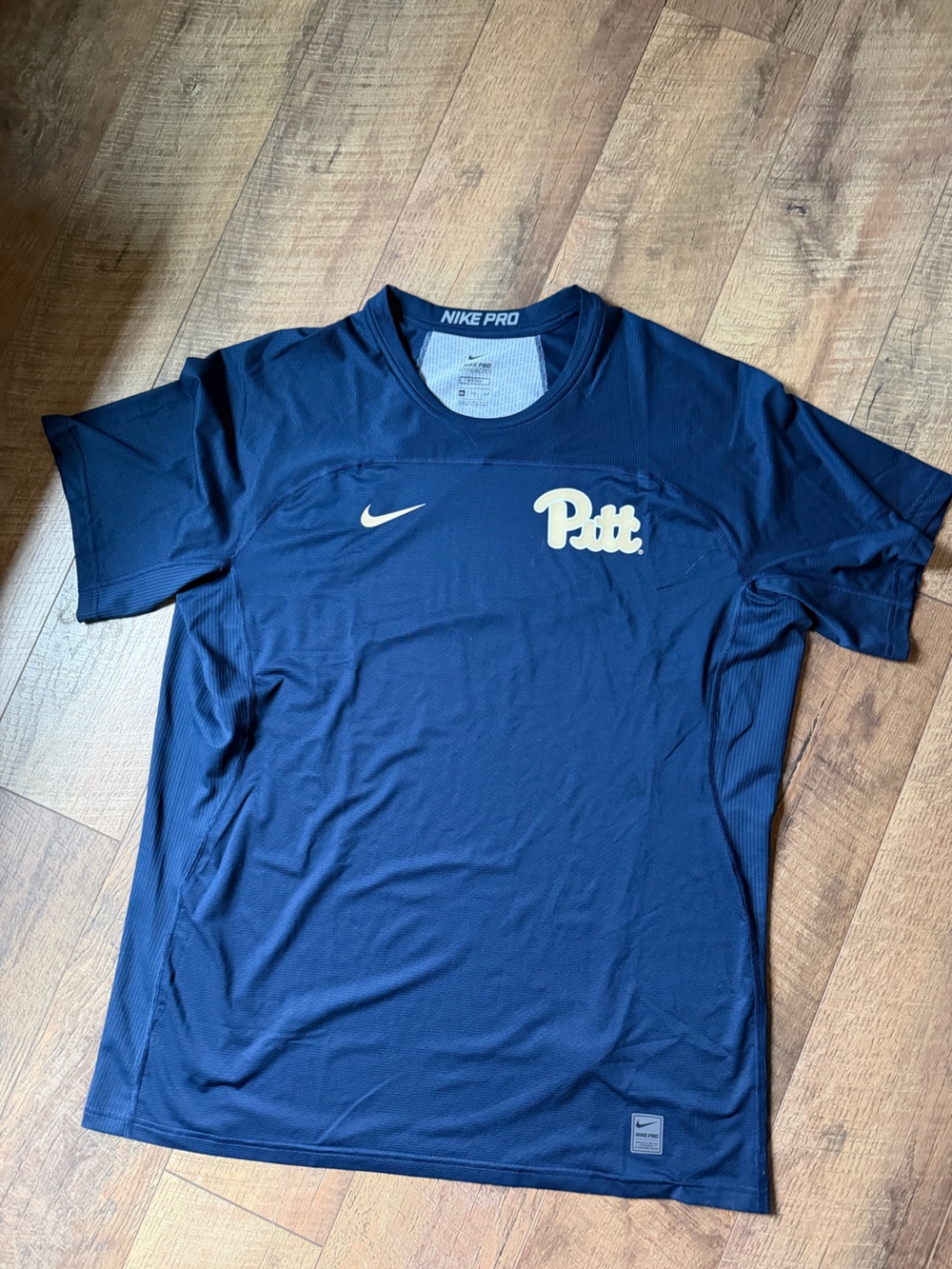 Nike Navy Pitt Performance Short-Sleeve Shirt NEW XXL